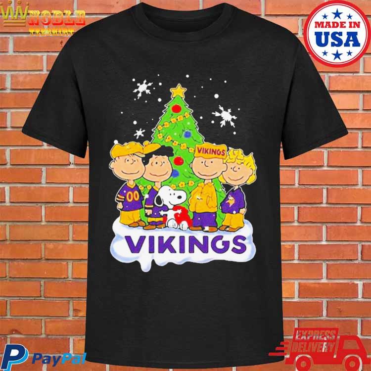 Charlie Brown Snoopy Minnesota Vikings Snoopy Ugly Christmas Sweater