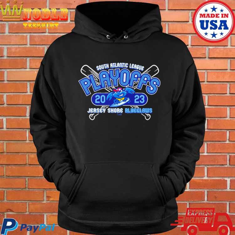 Official South Atlantic League Playoffs 2023 Jersey Shore Blueclaws shirt,  hoodie, sweater, long sleeve and tank top