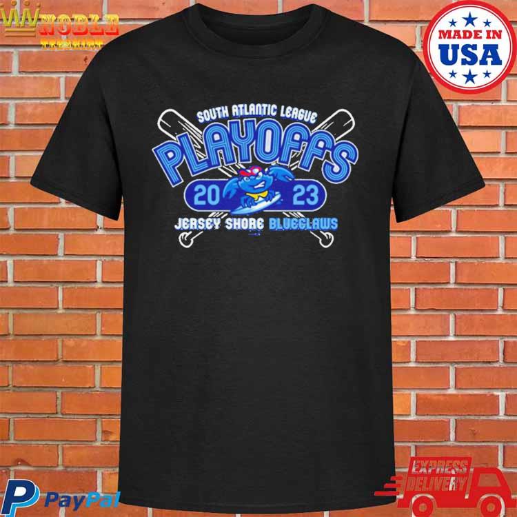 Official South Atlantic League Playoffs 2023 Jersey Shore Blueclaws shirt,  hoodie, sweater, long sleeve and tank top