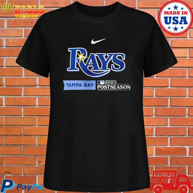 Official Tampa bay rays nike 2023 postseason authentic collection dugout T- shirt, hoodie, tank top, sweater and long sleeve t-shirt