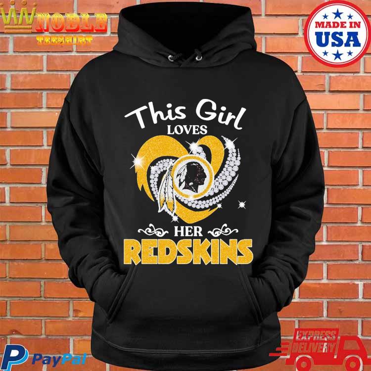 Official this Girl Love Her Washington Redskins T-Shirt, hoodie, sweater,  long sleeve and tank top