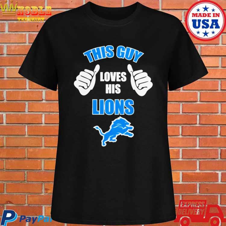 Detroit Lions Pet Hoodie T-Shirt - Large