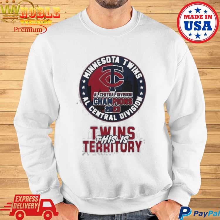 Official this Is Twins Territory 2023 Al Central Division Champions Minnesota  Twins Shirt, hoodie, sweater, long sleeve and tank top