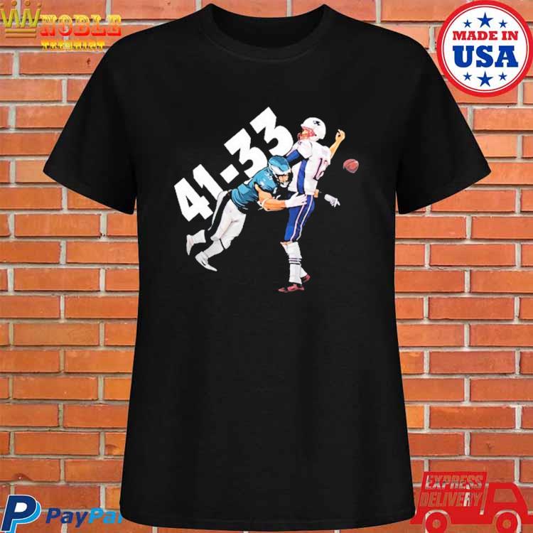 Tom Brady Philadelphia Eagles Shirt, 41 New England Patriots 33