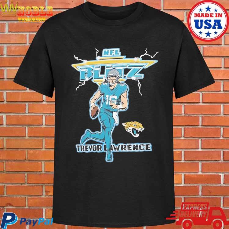 Trevor Lawrence Jacksonville Jaguars NFL Blitz Player shirt - Limotees