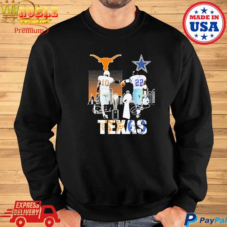 Official Vince young and emmitt smith Texas city champions skyline  signatures T-shirt, hoodie, tank top, sweater and long sleeve t-shirt