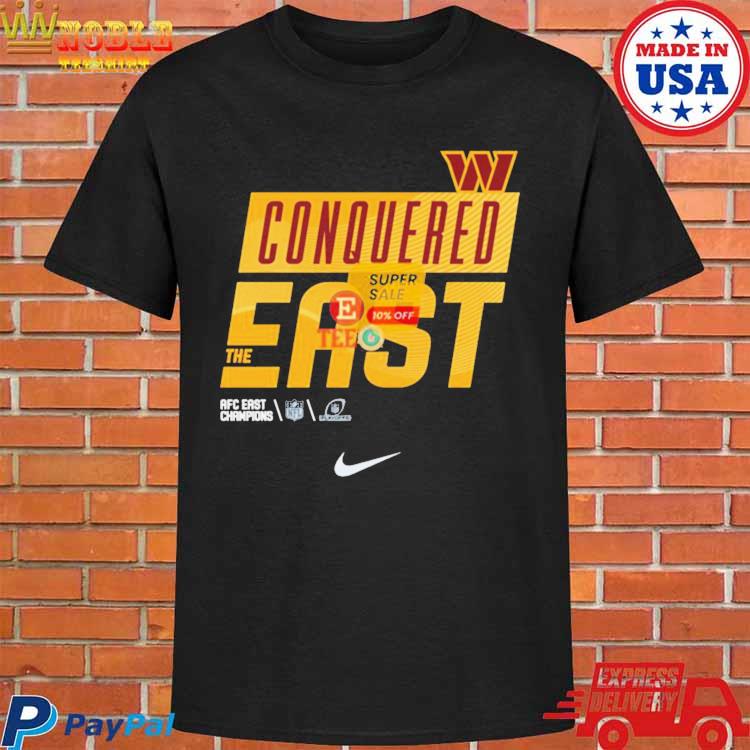 Official Washington Commanders Conquered The East Shirt, hoodie