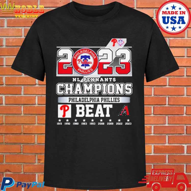 Back to back 2023 National League Champions Philadelphia Phillies 1915-2023  shirt - Ndtprint