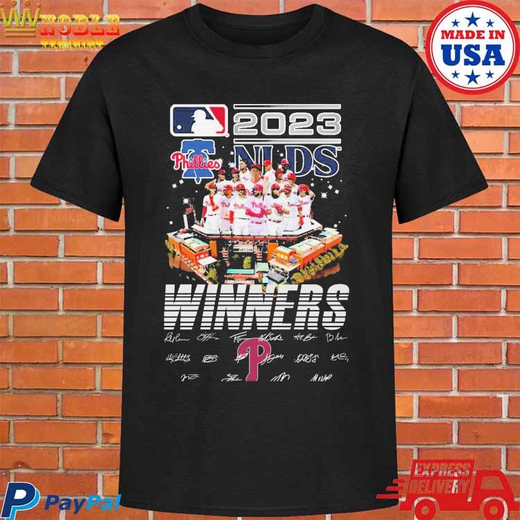 2023 Nlds Philadelphia Phillies Winner Signature T-shirt - Shibtee