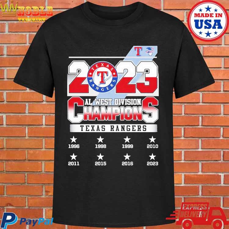 2023 Texas Rangers Al West Division Champions Shirt, hoodie