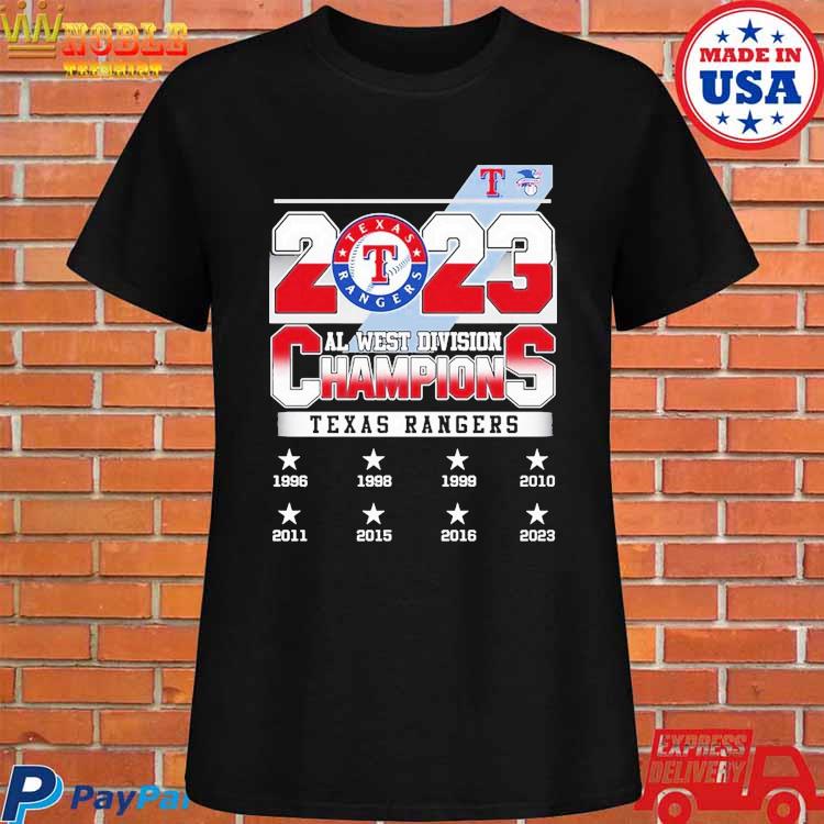 Vintage Texas Rangers 2010 AL Champions Shirt Size Large