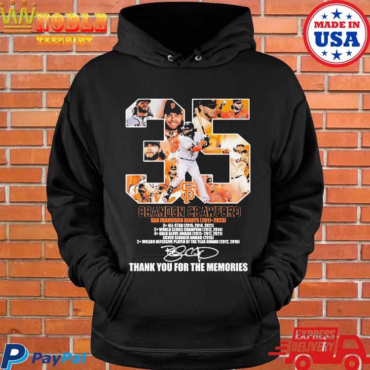 Brandon Crawford 35 San Francisco Giants 2023 shirt, hoodie, sweater, long  sleeve and tank top