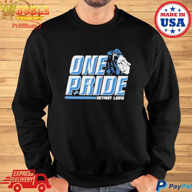 Detroit lions one pride shirt, hoodie, sweater, long sleeve and tank top