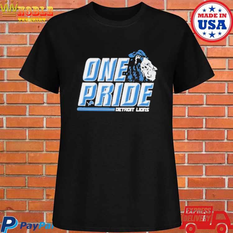 47 Men's Detroit Lions One Pride Black T-Shirt