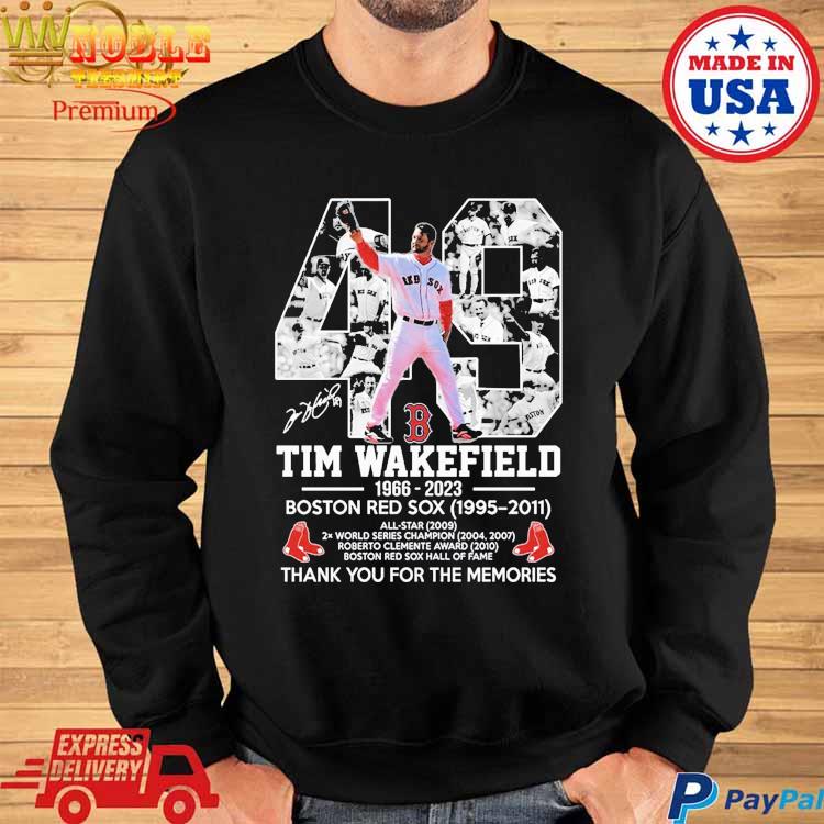 Tim Wakefield 49 Boston Red Sox 1966 2023 Memories Shirt, hoodie
