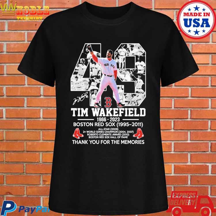 Tim Wakefield 2007 Boston Red Sox Grey Road World Series Jersey