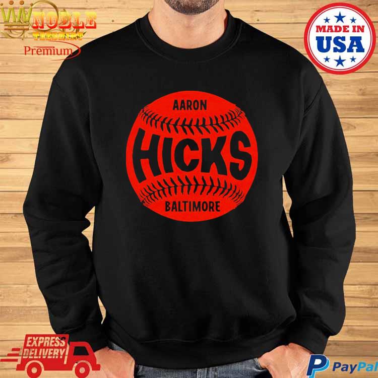 Aaron Hicks Baltimore Orioles Youth Orange Roster Name & Number T-Shirt 