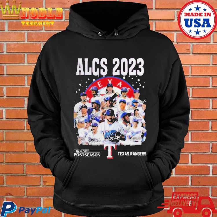 Texas Rangers Teams Signatures 2023 ALCS Shirt, hoodie, sweater, long  sleeve and tank top