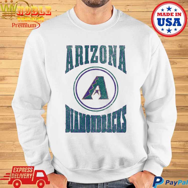 Mitchell & Ness Arched Logo Slub LS Tee Arizona Diamondbacks