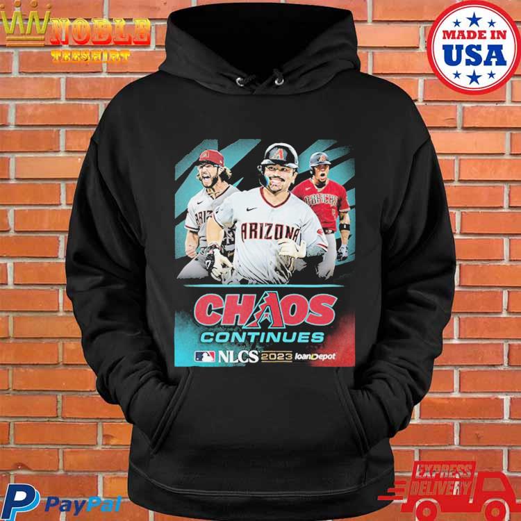 Arizona Diamondbacks The Chaos Continues Mlb Nlcs 2023 T Shirt