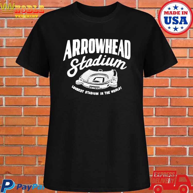 Arrowhead Loudest Stadium Red T-Shirt