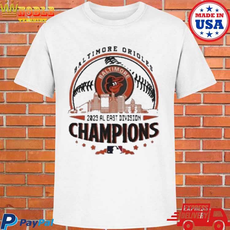 Official Baltimore Orioles 2023 Al East Division Champions Skyline shirt,  hoodie, longsleeve, sweatshirt, v-neck tee