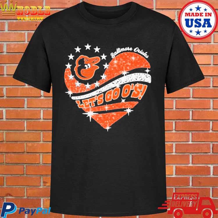 Official Baltimore Orioles Love Team Personalized Orange Shirt