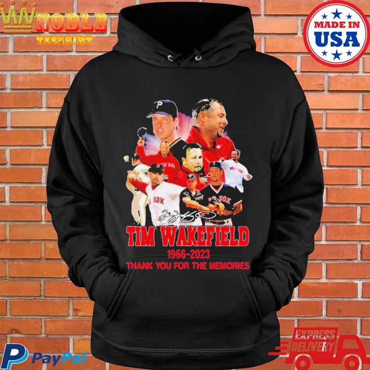 Official tim Wakefield 1966 – 2023 Thank You For The Memories Signature  T-Shirt, hoodie, sweatshirt for men and women