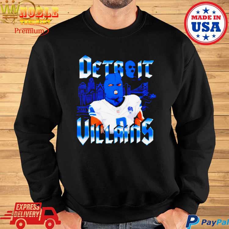 Detroit Lions Villain Logo Shirt - High-Quality Printed Brand