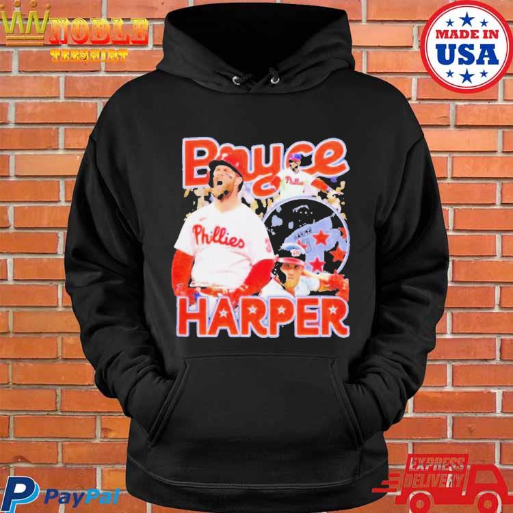Officially Licensed Philadelphia Phillies Tie-Dye Camo Bryce Harper T-Shirt  Tee
