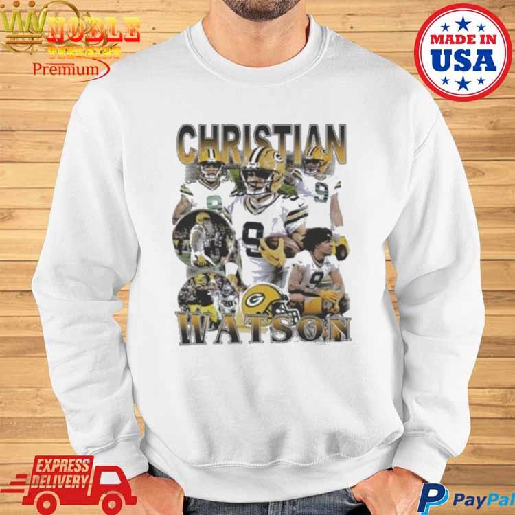 Green Bay Packers Christian Watson #9 Football Player T-Shirt Gift Fan All  Size