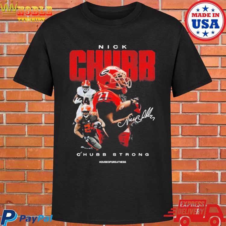 TheTSBShop Nick Chubb Jersey T-Shirt Cleveland