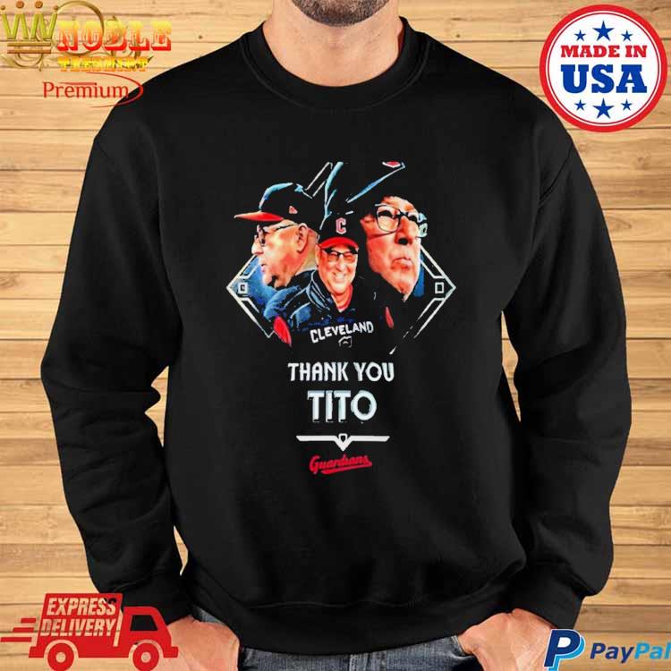 Cleveland Guardians THANK YOU TITO shirt, hoodie, sweater and long sleeve