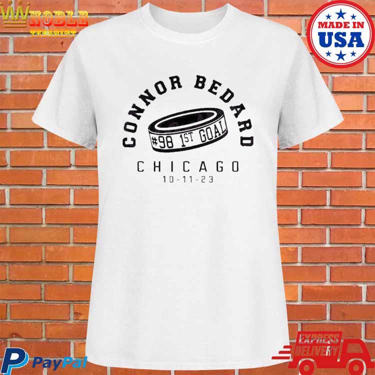 SALE!! Welcome Connor Bedard 98 Chicago Blackhawks T-Shirt S-3XL
