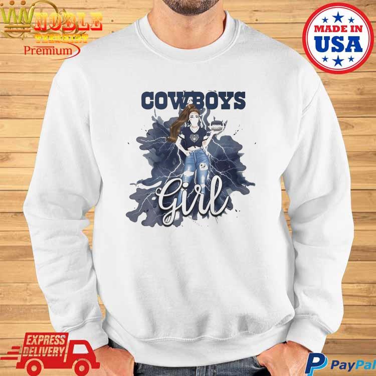 Dallas Cowboys Shirts For Girls Hot Cowboys Girls T-Shirt - Ink In