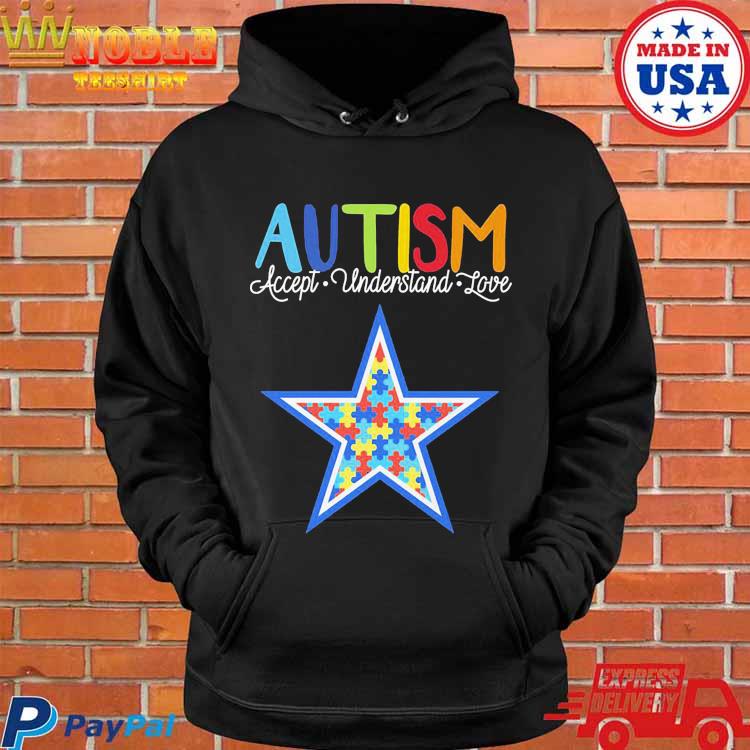 Dallas Cowboys NFL Special Autism Awareness Design Hoodie T Shirt - Growkoc