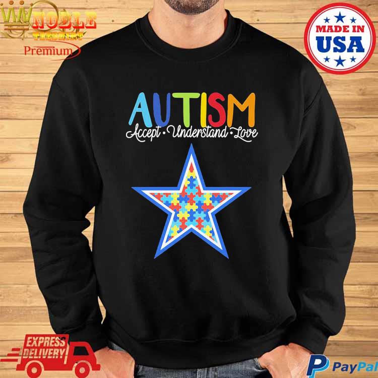 Dallas Cowboys NFL Special Autism Awareness Design Hoodie T Shirt