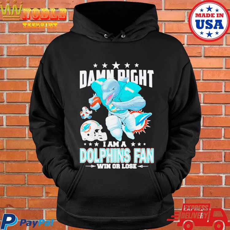 Personalized I Am A Miami Dolphins Fan Mascot Full Printing