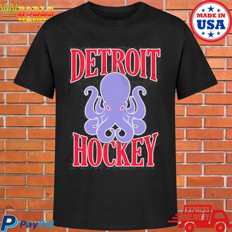 Detroit Red Wings OCTOPUS Vintage NHL Crewneck Sweatshirt Hoodie