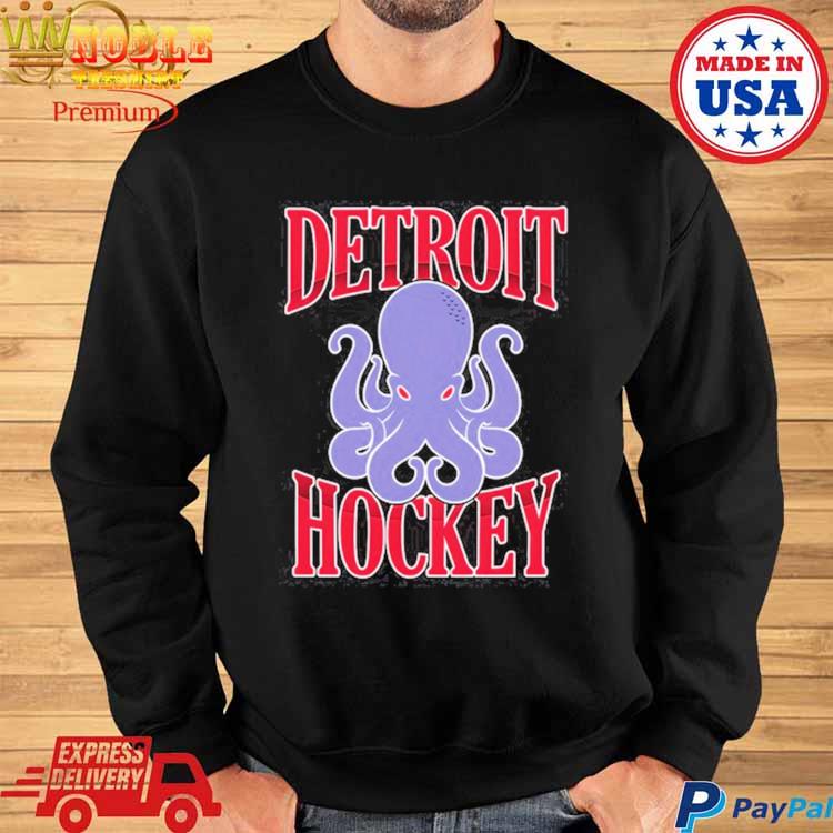Detroit Red Wings Octopus Vintage NHL Crewneck Sweatshirt White / S