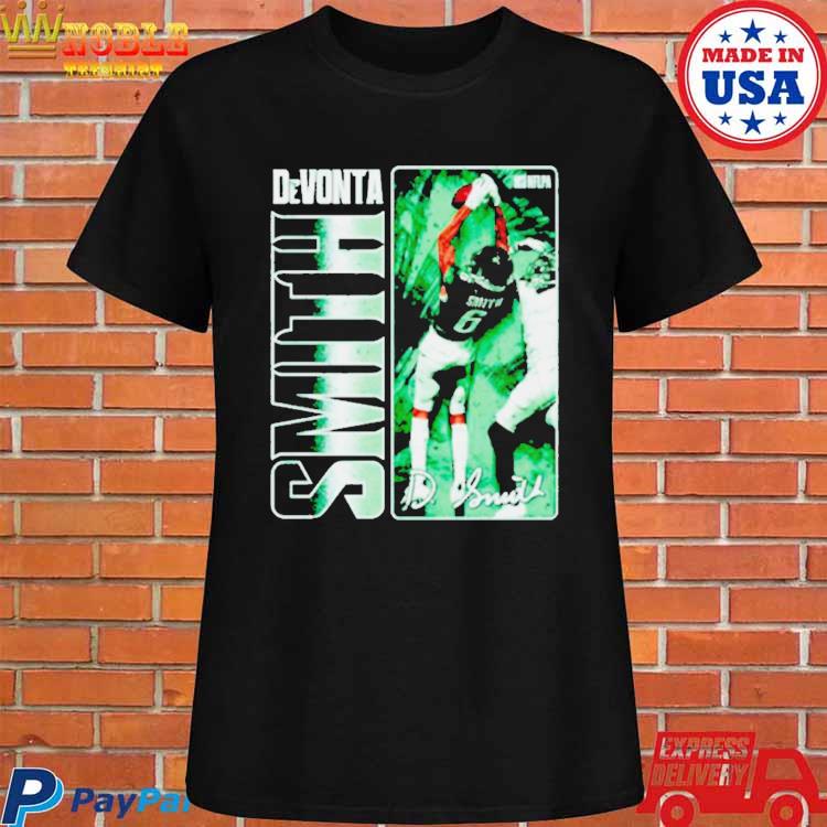 Philadelphia Football Devonta Smith Cartoon signature shirt, hoodie,  sweater and v-neck t-shirt