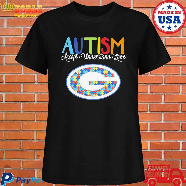 Green Bay Packers NFL Autism Awareness It's Ok To Be Different