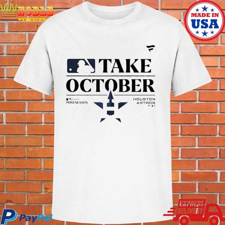 Houston Astros 2023 Postseason Locker Room take October logo shirt