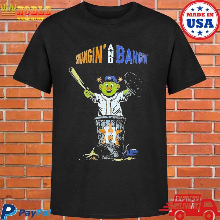 Houston Astros Mascot Orbit Swangin And Bangin Shirt - Shibtee