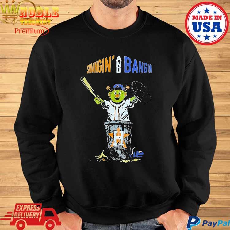 Official Swangin and bangin houston astros T-shirt, hoodie, tank top,  sweater and long sleeve t-shirt