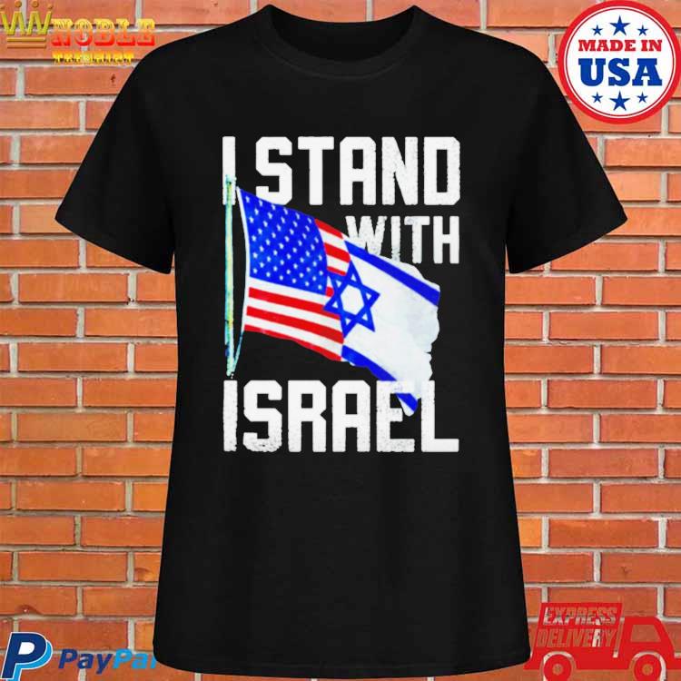 United Israel and USA Flags - Unisex T-Shirt