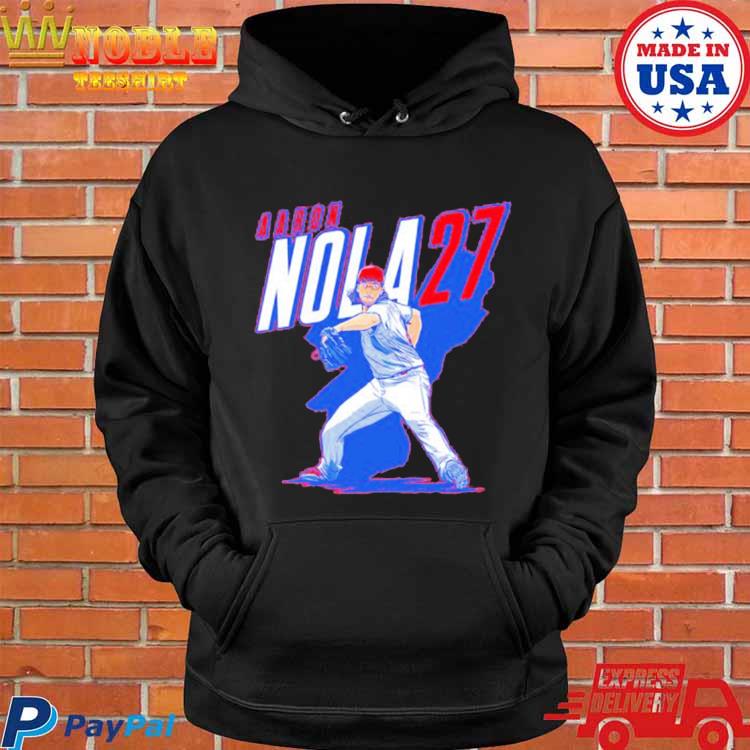 Aaron Nola Name And Number Mlbpa Shirt