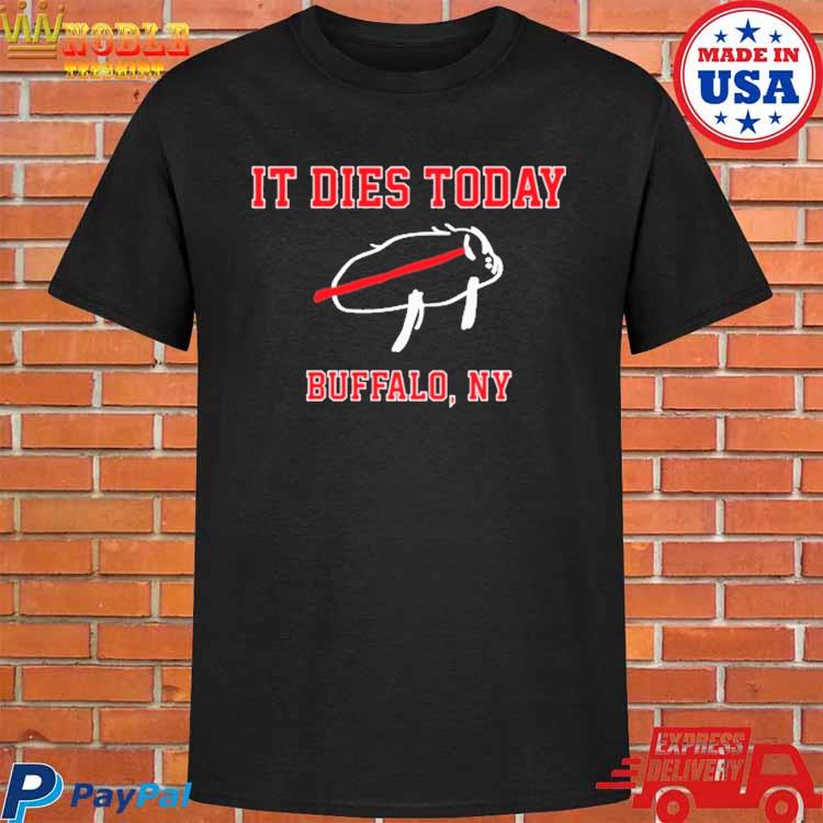 Let's Go Buffalo Red Long Sleeve T-shirt Buffalo 