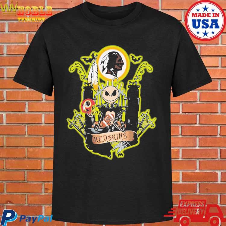 Jack Skellington Halloween Washington Redskins Fan Unisex T-shirt - Shibtee  Clothing