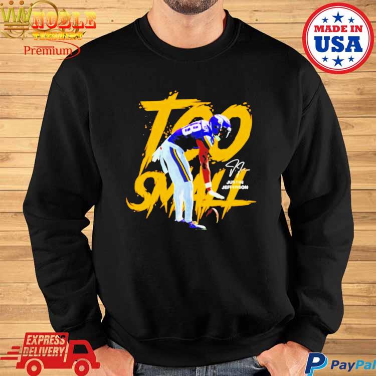 Original Justin Jefferson Minnesota Vikings Him Bold Signature T-shirt,Sweater,  Hoodie, And Long Sleeved, Ladies, Tank Top